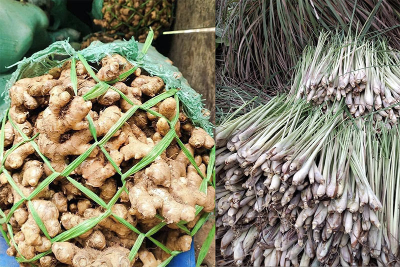 Chỉ hai giờ bán vèo 4 tạ: Gừng sả rẻ lắm, bà con thoải mái xông-2