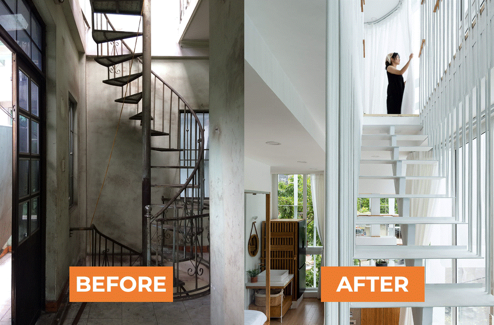 Nhà tồi tàn 18 năm tuổi với 7 thành viên sinh sống lột xác ngoạn mục, khoác lớp áo trắng xinh, đẹp lung linh giữa phố Huế-5