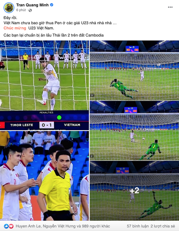 MXH vỡ oà trước chiến thắng nhọc nhằn của U23 Việt Nam: Tôi khóc mất các bác ơi!-2