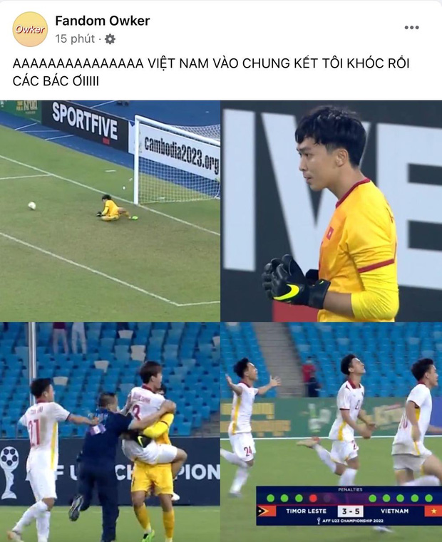 MXH vỡ oà trước chiến thắng nhọc nhằn của U23 Việt Nam: Tôi khóc mất các bác ơi!-8
