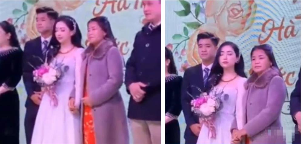 Vợ Hà Đức Chinh bất ngờ có hành động lạ” chứng tỏ mối quan hệ cực tốt với mẹ chồng trong đám cưới-2
