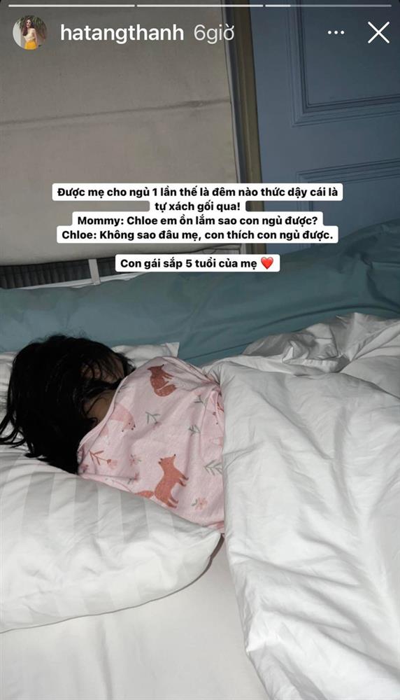 Hóa ra đây là lý do con gái Tăng Thanh Hà đòi ngủ cùng mẹ, fan lại một lần nữa đổ gục trước sự dịu dàng của bà mẹ 3 con-1