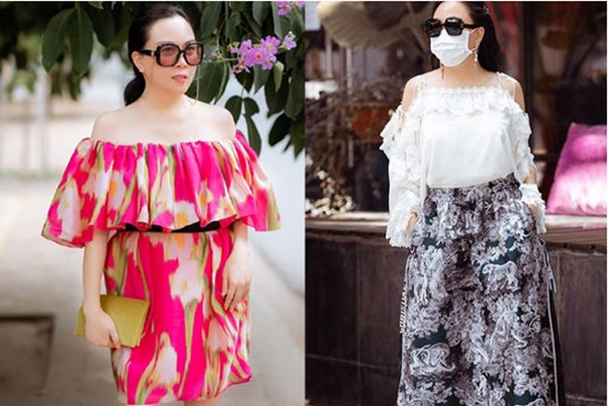Phượng Chanel mặc váy bông mà tròn ủng ngỡ lọ hoa di động