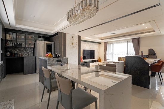 Căn hộ phong cách trung tính, đầy đủ các phòng chức năng hiện đại và thoáng mát