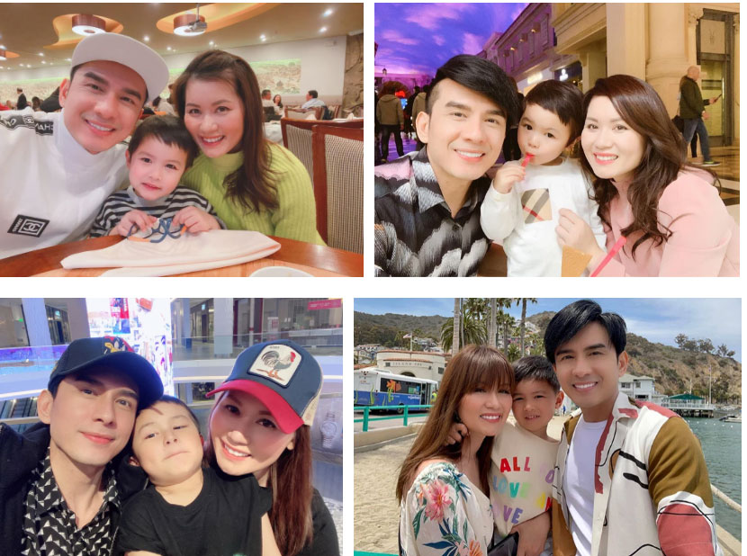 Vợ cũ Đan Trường đưa con trai ra sân bay đón ba và bà nội, lại một lần nữa phải khen cả 2 về cách nuôi dạy con hậu ly hôn-1