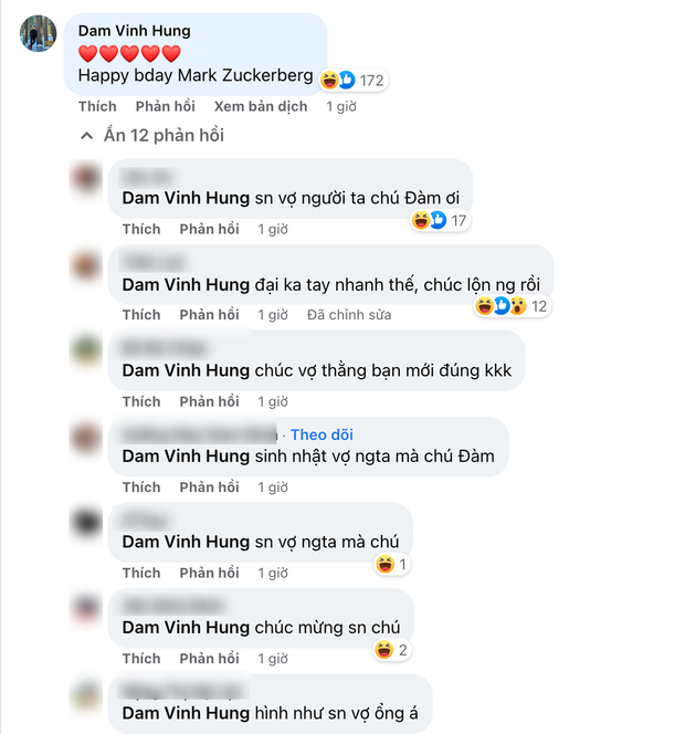 Đàm Vĩnh Hưng sai quá sai khi mừng sinh nhật ông chủ Facebook-2