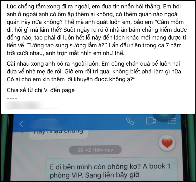 Đọc được tin nhắn gọi đào của chồng, vợ đứng ra tra hỏi thì nhận về cái trợn mắt cùng câu mắng như tát nước vào mặt!-1