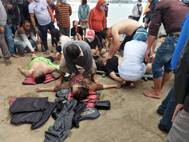 Vụ chìm ca nô chở 36 khách du lịch ở Hội An: 5 người vẫn đang mất tích, trong đó có 3 trẻ em-2