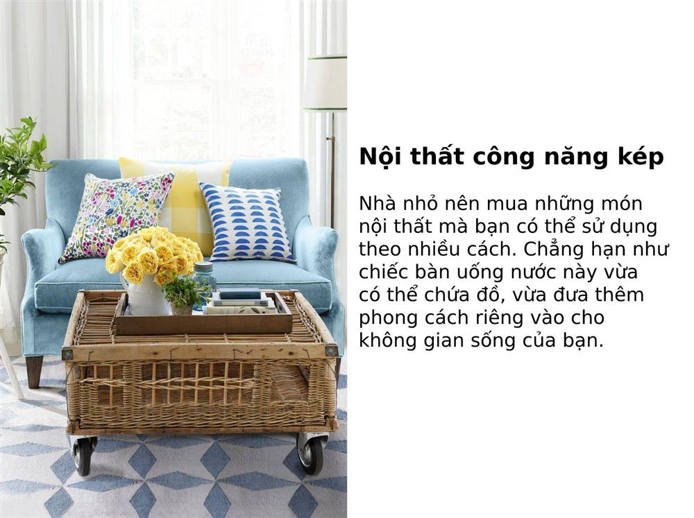 Nhà nhỏ nhưng không chật: 12 cách giải phóng diện tích-9