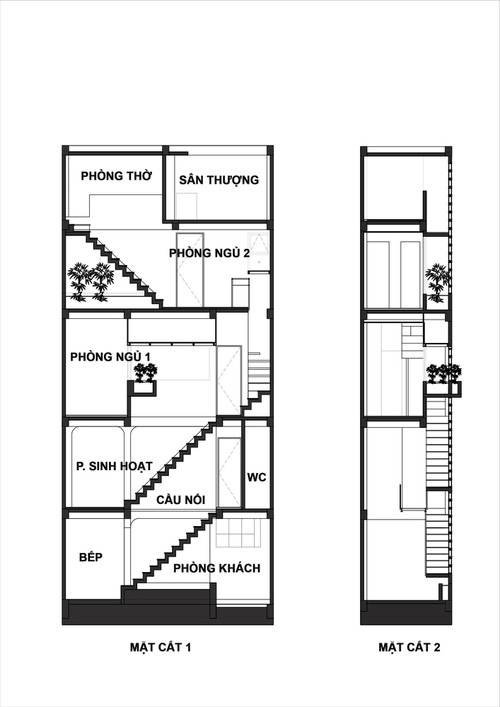 4 người ở trong ngôi nhà siêu mỏng 16,25 m² nằm cuối hẻm Bình Thạnh, Sài Gòn: Không hề bí bách hay mờ nhạt nhờ thiết kế cực độc đáo-21