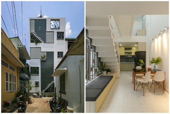 4 người ở trong ngôi nhà siêu mỏng 16,25 m² nằm cuối hẻm Bình Thạnh, Sài Gòn: Không hề bí bách hay mờ nhạt nhờ thiết kế cực độc đáo