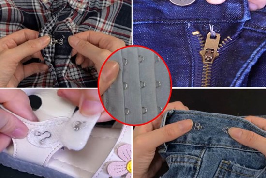 Đừng vội vứt bỏ những chiếc áo lót cũ, các móc nhỏ phía sau có thể giải quyết được vô số sự cố về trang phục cho cả nam và nữ