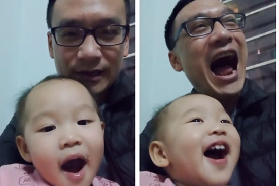 Bé gái tính toán siêu đỉnh, bố hỏi câu nào cũng trả lời nhanh như chớp nhưng nhìn nụ cười của bố lại thấy có gì... sai sai