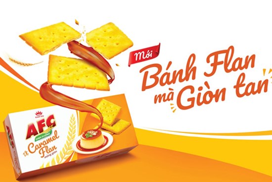 AFC Caramel Flan mới thơm ngon khó cưỡng