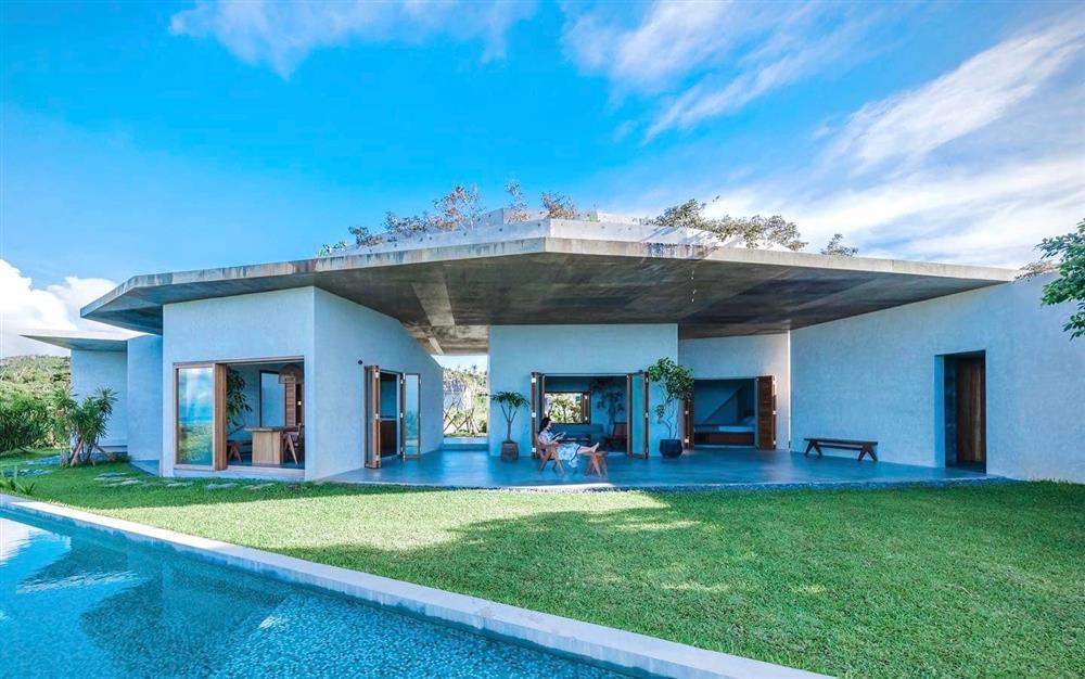 Ngôi nhà lạ lùng bên bờ biển, bốn hướng là cửa, nhìn từ trên như mai rùa-2