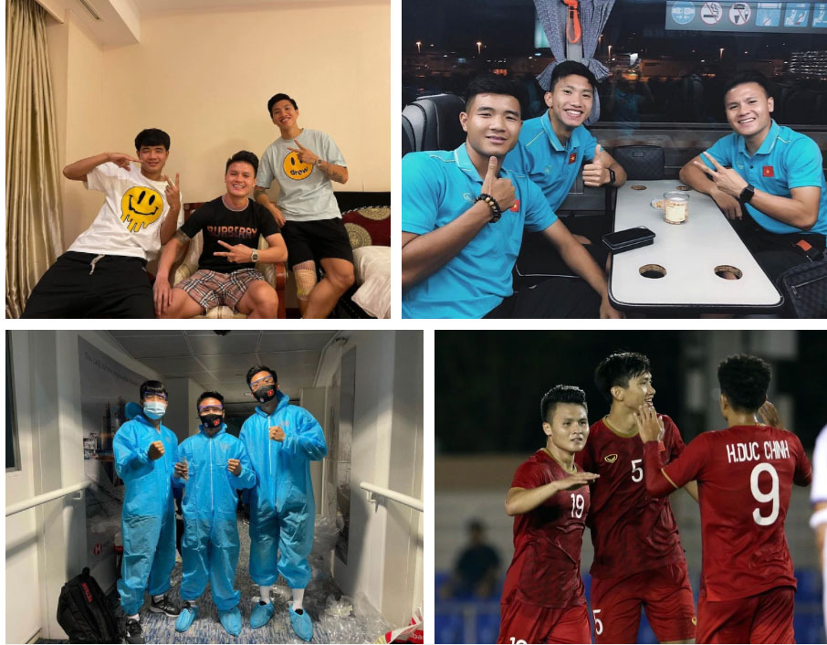 Bộ ba lady killer của U23 Việt Nam năm nào tụ tập: Quang Hải và Văn Hậu cực bảnh, Đức Chinh để lộ 1 chi tiết của trai có vợ-3