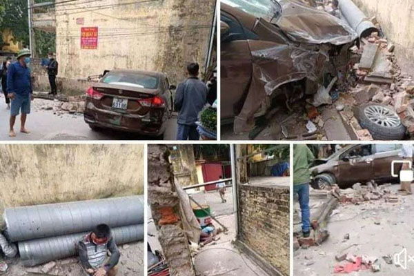 Đang bơm lốp ô tô, người đàn ông bị hất tung lên không trung rồi rơi xuống nằm bất động-2