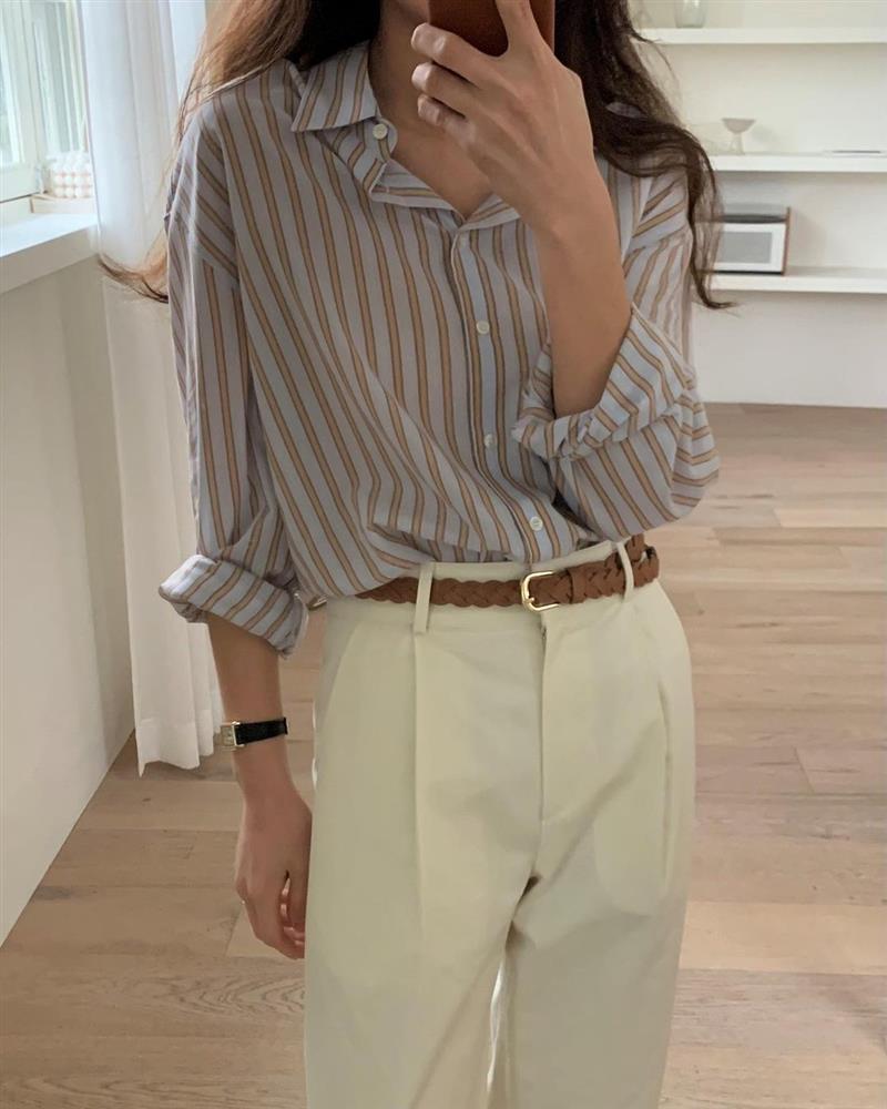 Có những cách diện sơ mi đơn giản mà cực tinh tế, nàng chưa biết thì phải học ngay-3