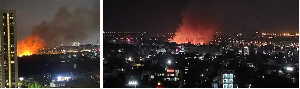 NÓNG: Cháy dữ dội bãi cỏ rộng hàng chục hecta trong khu công nghệ cao Thủ Đức lúc nửa đêm-2