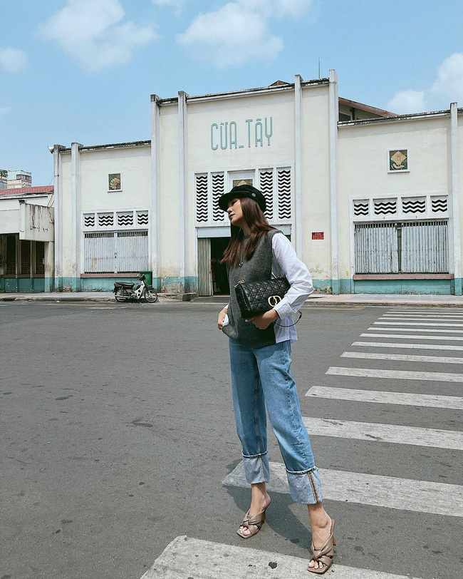 Càng gần 40 tuổi, Phạm Thanh Hằng càng mặc quần jeans đẹp đỉnh cao-7