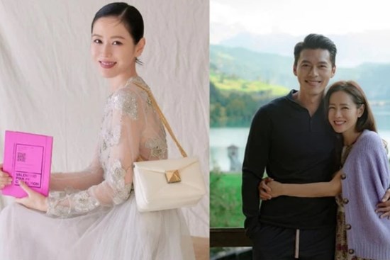 Son Ye Jin bất ngờ tự tay nhá hàng bộ váy cưới trước thềm hôn lễ thế kỷ cùng Hyun Bin?