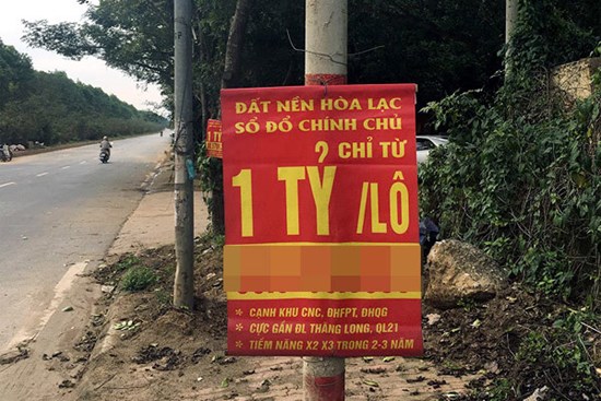 Nghịch cảnh đất Hòa Lạc: Ai cũng lãi to nhưng không thấy tiền đâu