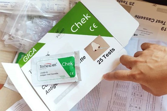 Giá KIT test giảm thê thảm, 