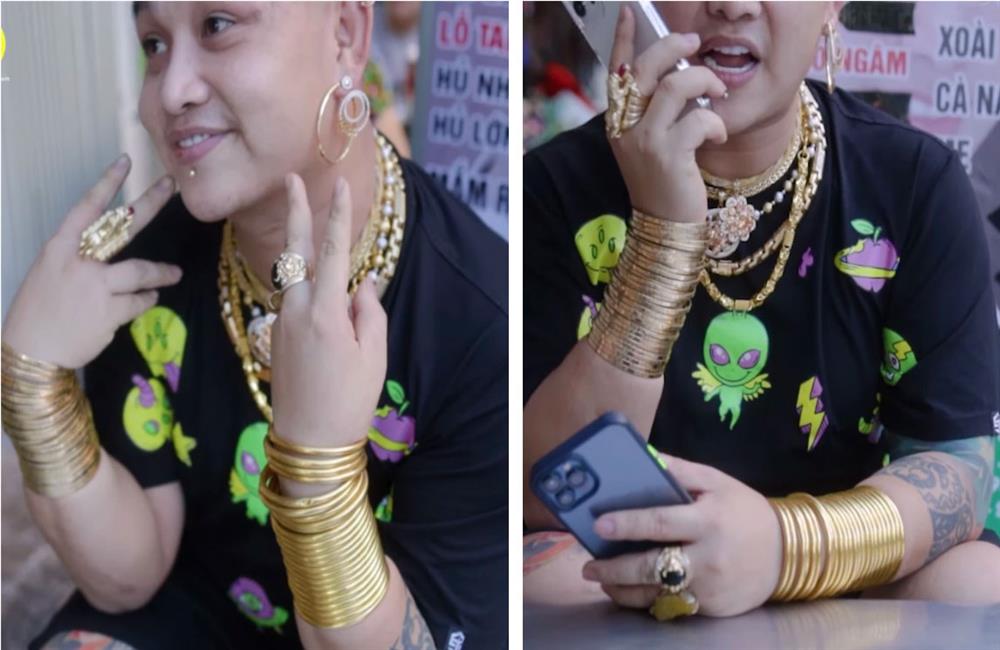 Chủ quán chân gà đeo hơn 50 cây vàng trên người: Khó thở, tay mất cảm giác vẫn thích đeo-2