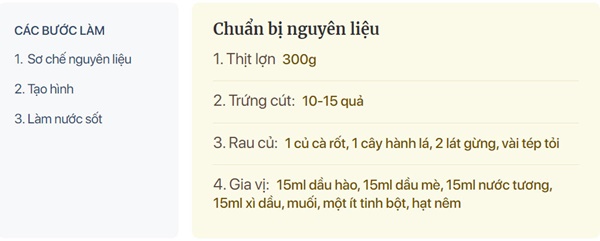 Thêm một cách chế biến thịt heo xay ngon đẹp mà không dầu mỡ, ăn với cơm thì quá hợp lý!-1