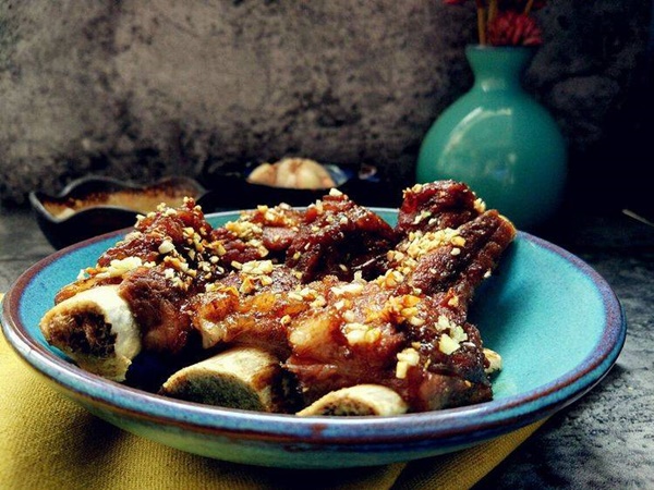 Sườn heo nướng bằng nồi chiên không dầu ăn cực thơm và mùi vị không kém nhà hàng-2