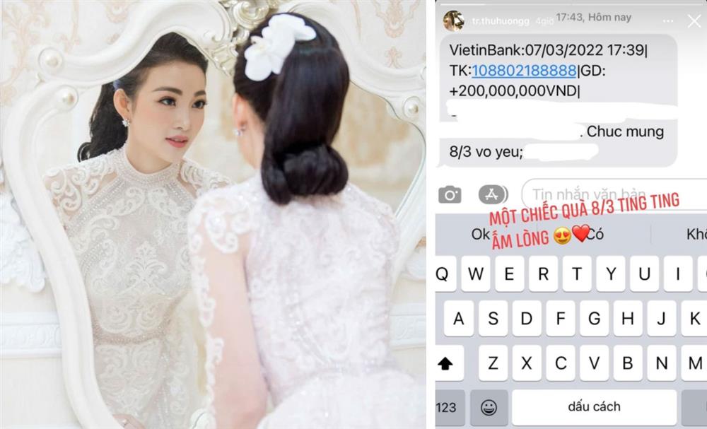 Mở bát ngày 8/3 cô dâu 200 cây vàng khoe được chồng ting ting đến 200 triệu, hội con trai nghe mà vã mồ hôi-1