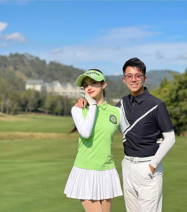 Matt Liu hôn hít Hương Giang trên sân golf, tổ hợp hạnh phúc lan toả cực mạnh ngày 8/3-2