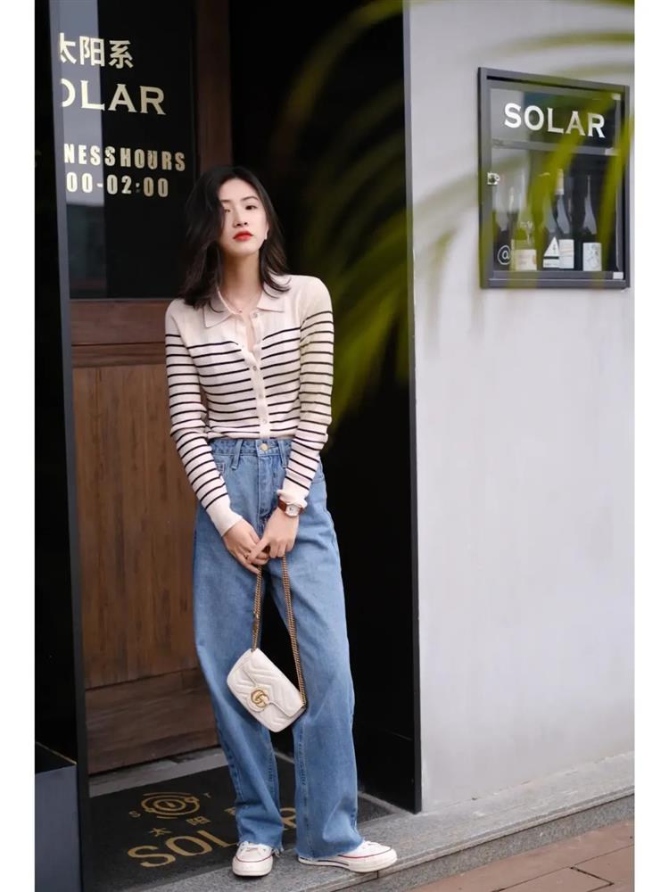 Street style Châu Á: Hội chị em lên đồ diện quần jeans đẹp chuẩn không trượt bộ nào-4