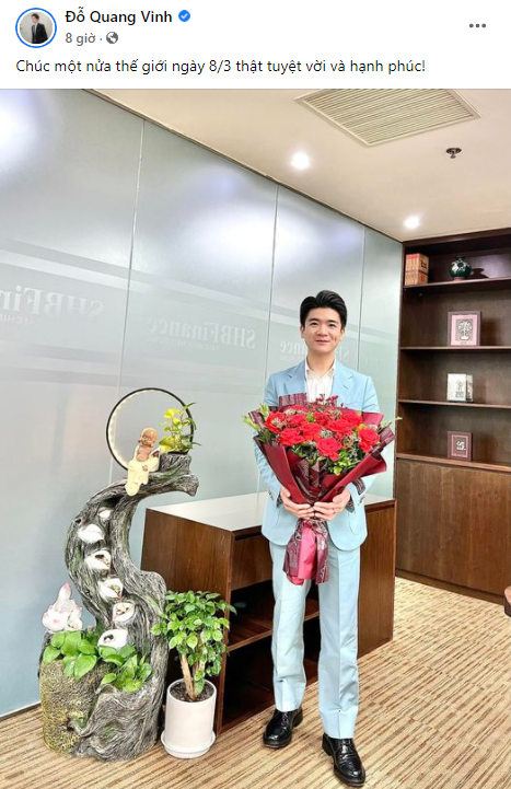 Thiếu gia nhà bầu Hiển cầm trên tay món quà 8/3 khiến hội chị em vừa tò mò vừa hạnh phúc lây”-1