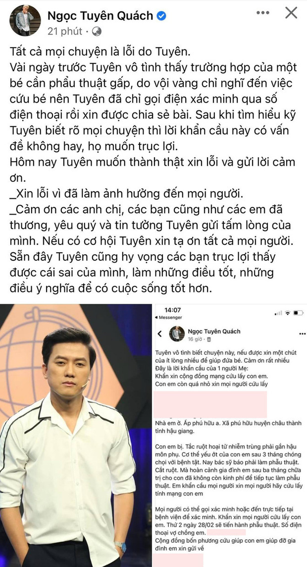 Quách Ngọc Tuyên bị phạt 7,5 triệu đồng vì kêu gọi từ thiện sai sự thật-2