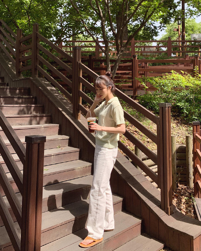 Đừng diện mỗi quần đen, chị em hãy sắm thêm quần trắng để mặc được ít nhất 12 set trẻ trung tinh tế-1