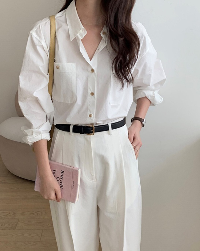 Đừng diện mỗi quần đen, chị em hãy sắm thêm quần trắng để mặc được ít nhất 12 set trẻ trung tinh tế-11