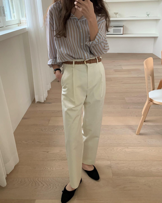 Đừng diện mỗi quần đen, chị em hãy sắm thêm quần trắng để mặc được ít nhất 12 set trẻ trung tinh tế-2