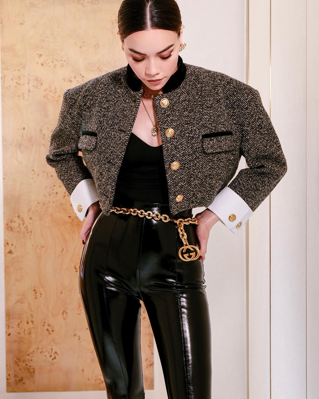 Hòa Minzy tại Sao Nhập Ngũ: Cao 1m55 vẫn chẳng ngại diện dáng blazer na ná Hà Hồ-10