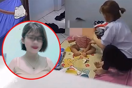 Bé 11 tháng tuổi bị tát liên tục vào đầu, bảo mẫu khẳng định chỉ vỗ nhẹ để dỗ cho ăn