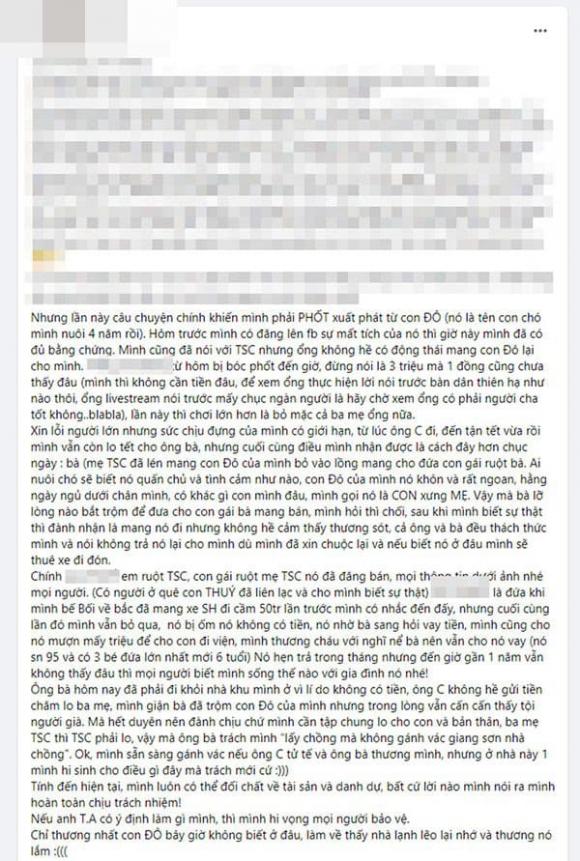 Hậu scandal ngoại tình, TikToker Cường Tráng Sĩ lại bị vợ cũ bóc phốt chuyện không chu cấp cho con, cả hai cãi nhau vì một chú chó-2