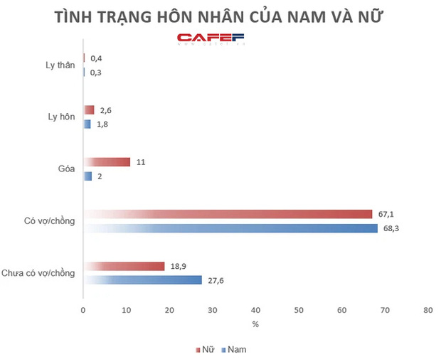 Phát hiện lạ về hôn nhân gia đình: Tỷ lệ ly hôn ở miền Nam cao hơn miền Bắc và miền Trung, tỷ lệ nữ góa chồng cao gấp 5 lần nam góa vợ-4