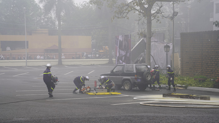 Diễn tập phương án chữa cháy và cứu nạn, cứu hộ cấp thành phố-3