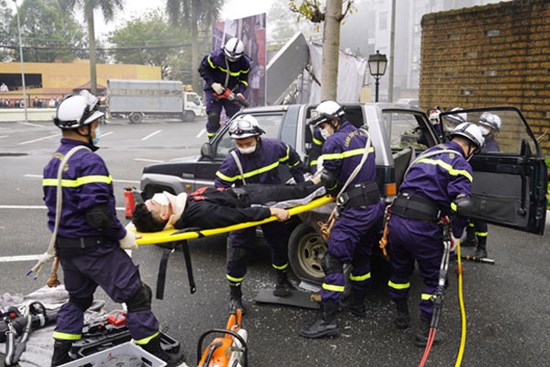 Diễn tập phương án chữa cháy và cứu nạn, cứu hộ cấp thành phố