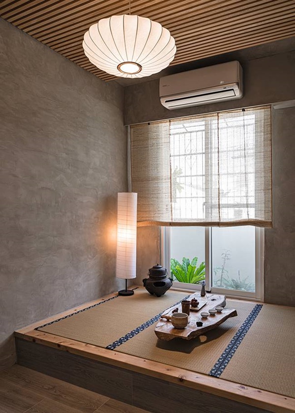 Căn hộ 35 năm tuổi sau cải tạo được&nbsp;lột xác&nbsp;nhưng vẫn giữ lại nét đẹp hoài cổ, có cả phòng&nbsp;trà kiểu Nhật ngồi tĩnh tâm-11