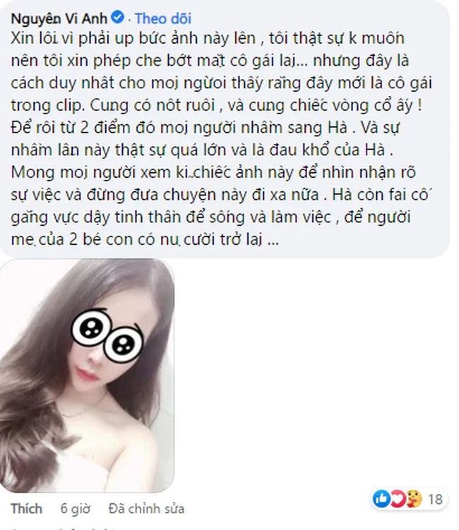 Cô vợ trong vụ clip tôm hùm bệnh hoạn lên tiếng sau 1 ngày kiệt sức vì MXH tấn công, một hot girl 500k follow mập mờ nói về nữ chính trong clip-3