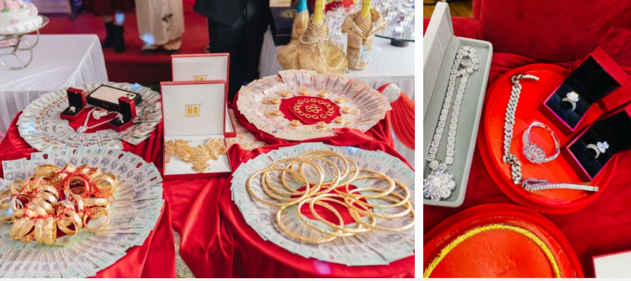 Những màn trao sổ đỏ, vàng 100 cây - kim cương 20 tỷ rúng động trong đám cưới: Kết hôn chính là màn gọi vốn thành công nhất!-6