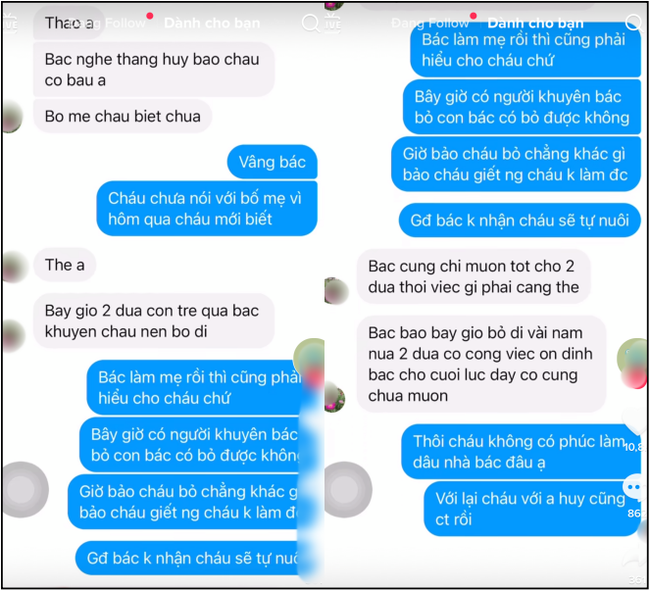 Lỡ dính bầu, cô gái bị mẹ bạn trai nhắn tin qua khuyên bỏ và màn đáp trả nhẹ nhưng thâm sâu tận cùng!-1