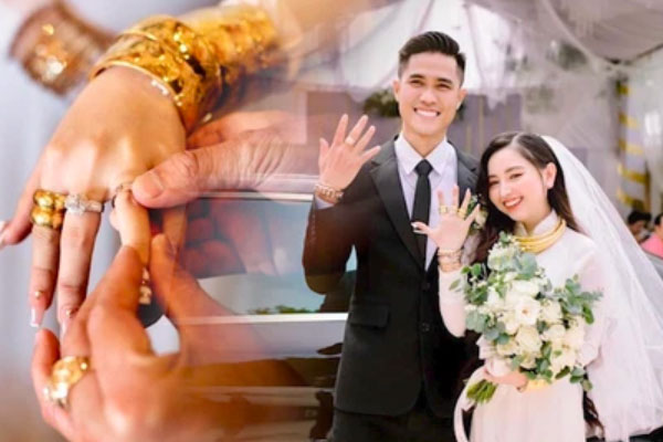 Danh tính cặp đôi chi tiền tỷ trang trí đám cưới, không gian ngập hoa tươi gây choáng ngợp-9