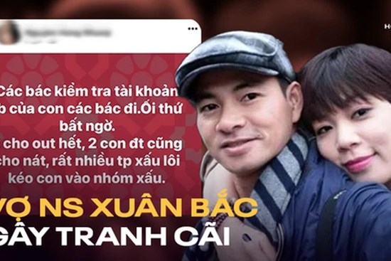 Phụ huynh, giáo viên nói về cách vợ Xuân Bắc ném điện thoại, phạt con khi có hình 18+ trên Facebook: